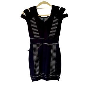 NWT black bodycon dress S